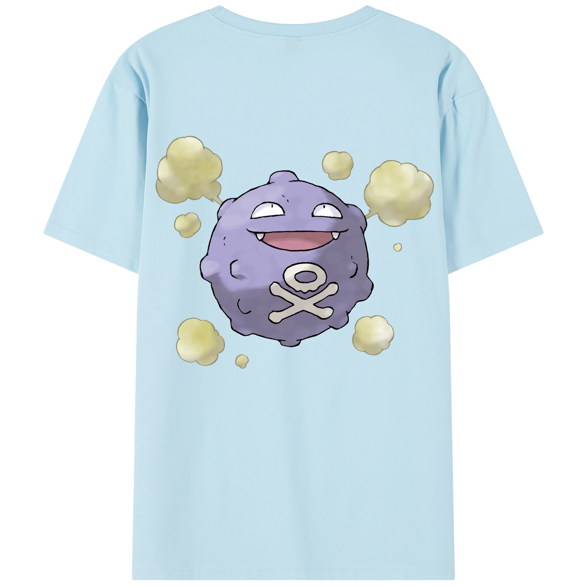 （画像用） ポケットモンスター Pokémon 綿100％半袖Tシャツ（背面プリント）